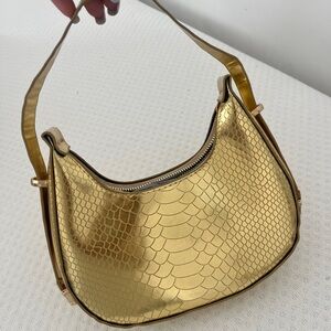Gold Shoulder Bag